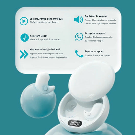 NeuroPods™ - Écoutez sans ressentir